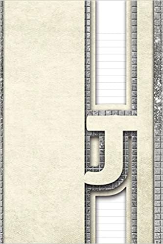 okumak Letter J: Personalized Design Notebook: 120 pages