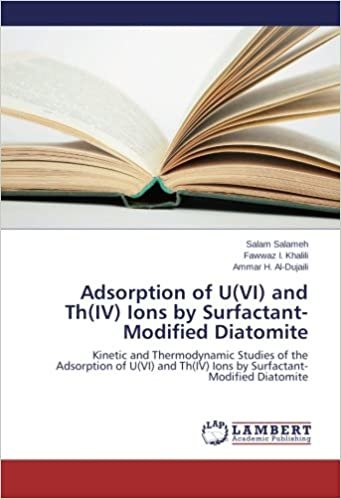 okumak Adsorption of U(VI) and Th(IV) Ions by Surfactant-​Modified Diatomite: Kinetic and Thermodynamic Studies of the Adsorption of U(VI) and Th(IV) Ions by Surfactant-​Modified Diatomite