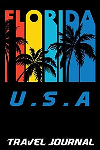 okumak Florida U.S.A. Travel Journal: Vacation Diary with Summer Themed Stationary (6 x 9)