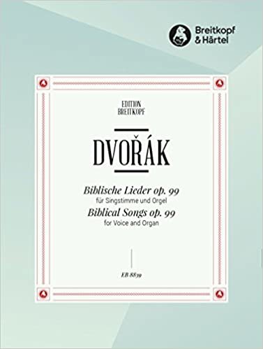 okumak Biblische Lieder op. 99. Bearbeitung für Singstimme und Orgel (EB 8839)