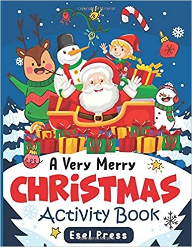 okumak A Very Merry Christmas Activity Book: Coloring Books for Kids | Christmas Games | Christmas Books for Children | Cool Christmas Gifts for kids