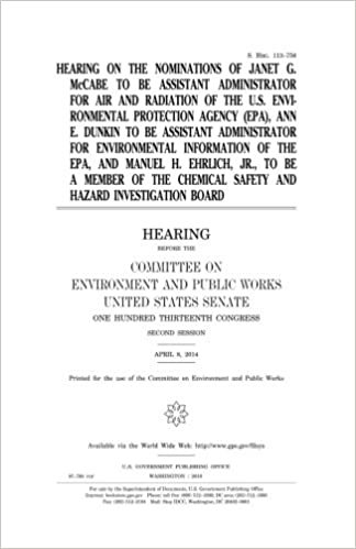 okumak Hearing on the nominations of Janet G. McCabe to be Assistant Administrator for Air and Radiation of the U.S. Environmental Protection Agency (EPA), ... Information of the EPA, and Manuel H. Ehrlic