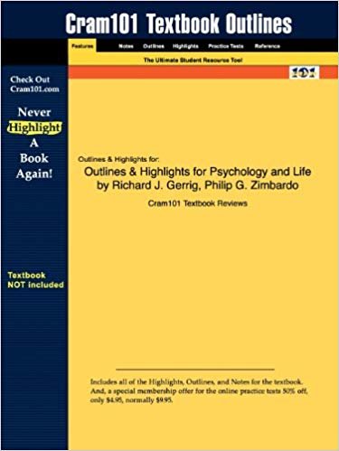 okumak Outlines &amp; Highlights for Psychology and Life by Richard J. Gerrig, Philip G. Zimbardo