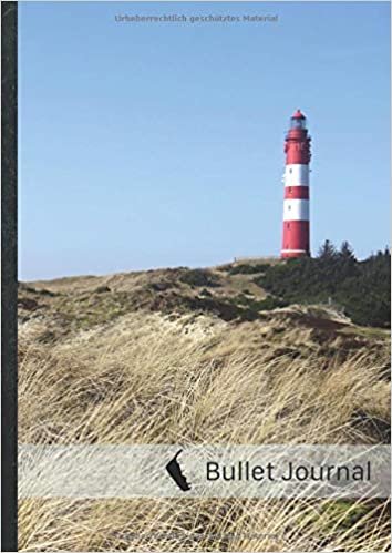 okumak Bullet Journal: ca. A4-Format, 100+ Seiten, Soft Cover • „Amrum Leuchtturm“ • Original #MoinAmrum Dot Grid Notebook • Perfekt als Tagebuch, Zeichenbuch, Kalligraphie Buch