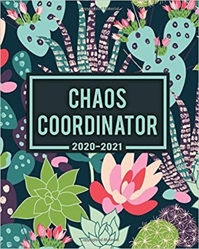 okumak Chaos Coordinator 2020-2021: Two Year Cute Cartoon Desert Weekly Planner, Schedule Agenda &amp; Organizer | Nifty Cactus 2 Year Calendar with ... To-Do’s, U.S. Holidays, Vision Board &amp; Notes