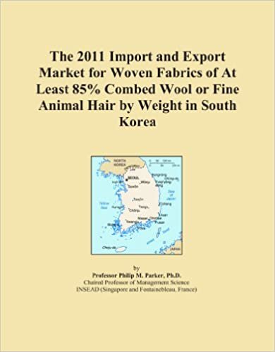 okumak The 2011 Import and Export Market for Woven Fabrics of At Least 85% Combed Wool or Fine Animal Hair by Weight in South Korea
