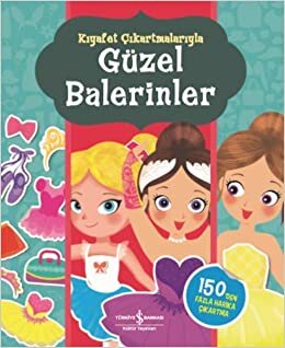 okumak Kıyafet Çıkartmalarıyla Güzel Balerinler