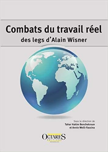 okumak Combats du travail réel : des legs d&#39;Alain Wisner (Le travail en débats)