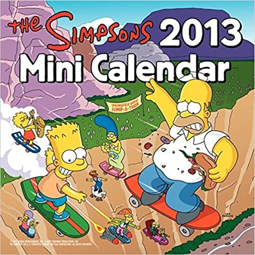 okumak The Simpsons 2013 Mini Calendar