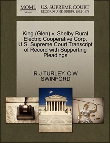 okumak King (Glen) v. Shelby Rural Electric Cooperative Corp. U.S. Supreme Court Transcript of Record with Supporting Pleadings