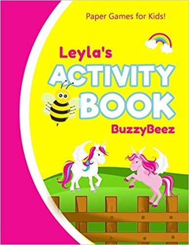 okumak Leyla&#39;s Activity Book: 100 + Pages of Fun Activities | Ready to Play Paper Games + Storybook Pages for Kids Age 3+ | Hangman, Tic Tac Toe, Four in a ... Letter L | Hours of Road Trip Entertainment