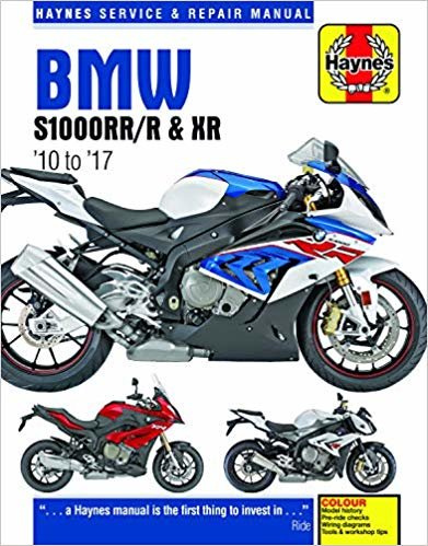 okumak BMW S1000RR/R &amp; XR Service &amp; Repair Manual (2010 to 2017)