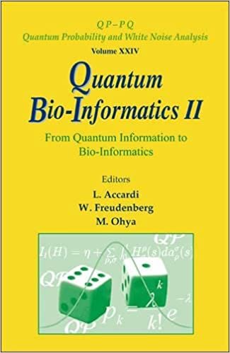 okumak Quantum Bio-Informatics Ii: From Quantum Information To Bio-Informatics (Qp-pq: Quantum Probability And White Noise Analysis)