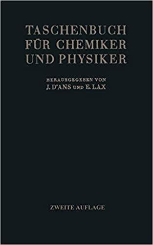okumak Taschenbuch für Chemiker und Physiker 3 Tle