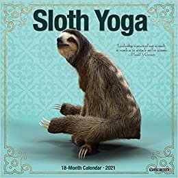 okumak Sloth Yoga 2021 Calendar