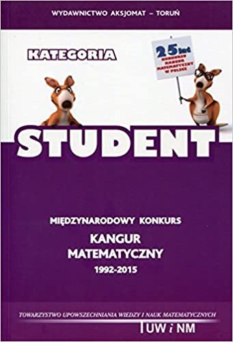 okumak Matematyka z wesolym Kangurem Kategoria Student