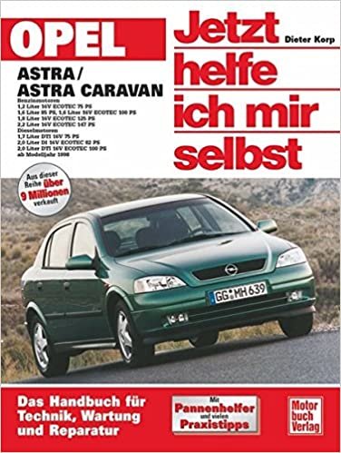 okumak Opel Astra G: Benzin- und Dieselmotoren ab Modelljahr 1998