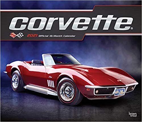 okumak Corvette 2021 - 16-Monatskalender: Original BrownTrout-Kalender - Deluxe [Mehrsprachig] [Kalender] (Deluxe-Kalender)