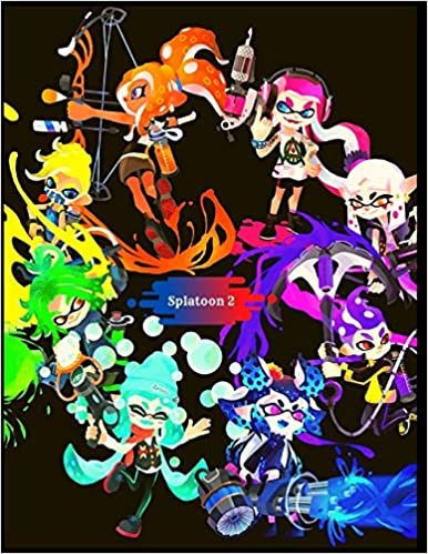 okumak Splatoon 2: Coloring Book for Kids and Adults with Fun, Easy, and Relaxing