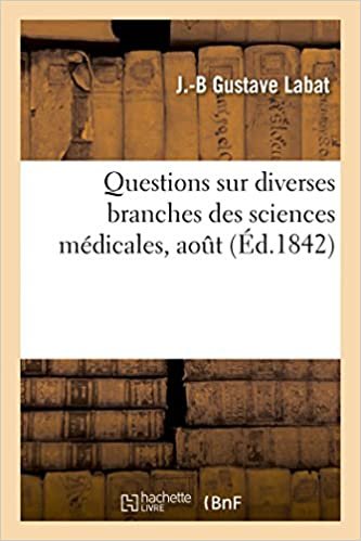 okumak Thèse pour le doctorat en médecine, Questions sur diverses branches des sciences médicales Aout 42