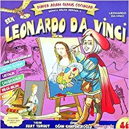 okumak Adam Olmuş Çocuklar Serisi-46 Leonardo da Vinci