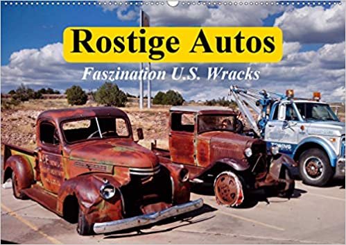 okumak Rostige Autos. Faszination U.S. Wracks (Wandkalender 2020 DIN A2 quer): Die Ästhetik alter und verrosteter Autos für Nostalgie-Fans (Monatskalender, 14 Seiten )