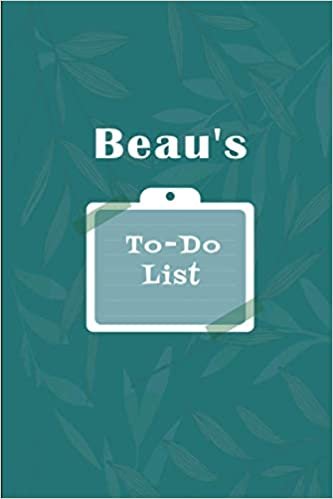 okumak Beau&#39;s To˗Do list: Checklist Notebook | Daily Planner Undated Time Management Notebook