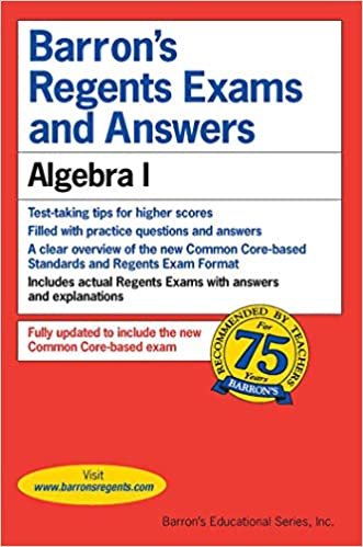 okumak Regents Exams and Answers: Algebra I (Barron&#39;s Regents NY)