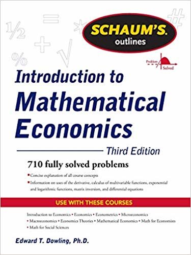 okumak Schaum&#39;s Outline of Introduction to Mathematical Economics