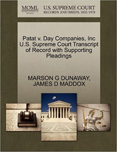 okumak Patat v. Day Companies, Inc U.S. Supreme Court Transcript of Record with Supporting Pleadings