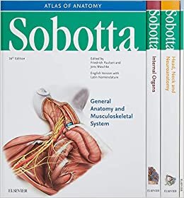 okumak Sobotta Atlas of Anatomy, Package, 16th ed., English/Latin: Musculoskeletal System; Internal Organs; Head, Neck and Neuroanatomy; Muscles Tables, 16e
