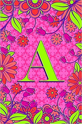 okumak A: 6&quot; x 9&quot; Personalized Monogram Initial A B C... Matte Paperback Notebook Journal Diary 120 Pages (60 sheets) Wide-Ruled Blank Lined For Girls And Women