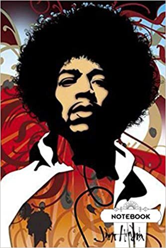 okumak Notebook : Jimi Hendrix Lined Notebook Blank Wide Ruled Notebook Gift