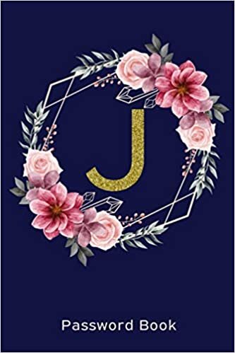 okumak J Password Book: Initial Monogram Personalized Letter J Notebook, Password Logbook Alphabetical with Tabs