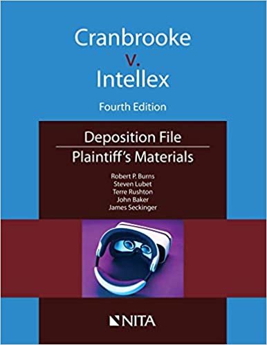 okumak Cranbrooke v. Intellex: Plaintiff&#39;s Materials (NITA)