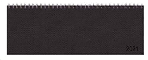 okumak Tischquerkalender Professional Premium schwarz 2021: 1 Woche 2 Seiten; Bürokalender mit edlem Hardcover und nützlichen Zusatzinformationen im Format: 29,8 x 10,5 cm