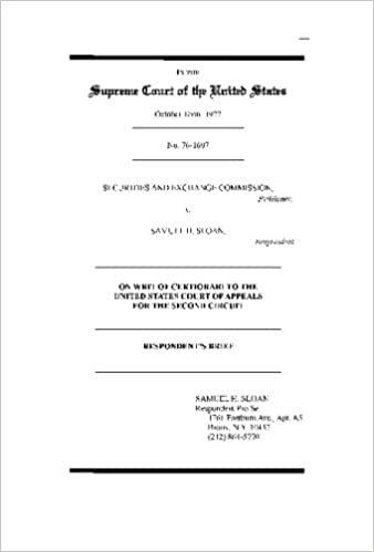 okumak U.S. Supreme Court brief in SEC vs. Samuel H. Sloan, 436 US 103 (1978)