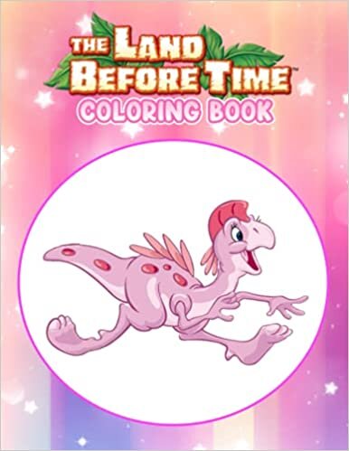 okumak The Land Before Time Coloring Book: Amazing gift for All Ages and Fans The Land Before Time with High Quality Image. – 50+ GIANT Great Pages with Premium Quality Images.
