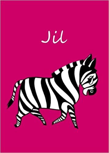 okumak Jil: personalisiertes Malbuch / Notizbuch / Tagebuch - Zebra - A4 - blanko