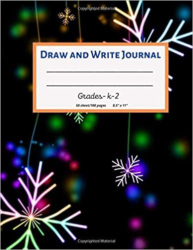 okumak Draw and Write Journal: Grades K-2: Primary Composition notebook, Half Ruled half Drawing Space, (8.5&quot; x 11&quot; Journal), 50 Sheets/100 Pages Journal (Kids Drawing Journal, Band 15)