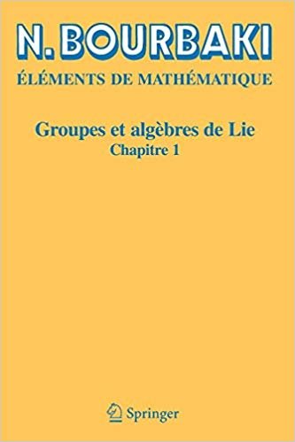 okumak Groupes ET Algebres De Lie : Chapitre 1