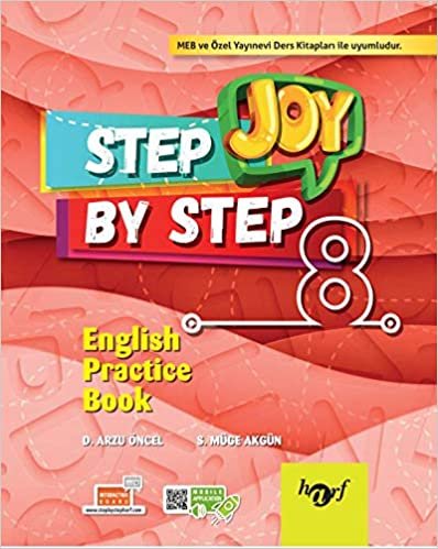 okumak Step By Step Joy 8. Sınıf English Practice Book