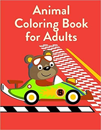 Animal Coloring Book For Adults: coloring pages with funny images to Relief Stress for kids and adults