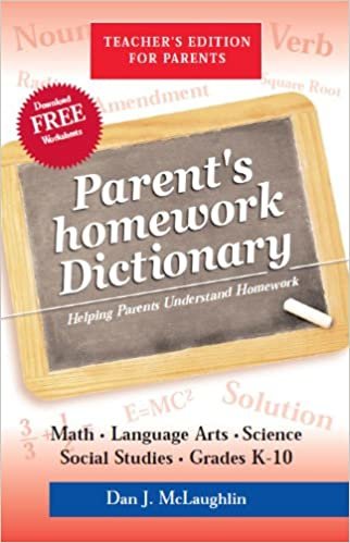 okumak Parent&#39;s Homework Dictionary [Paperback] Dan McLaughlin; Dan J. McLaughlin and McLaughlin, Dan J.