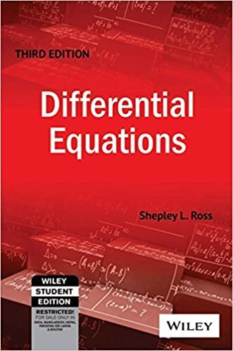okumak Differential Equations, 3Rd Ed Shepley L. Ross