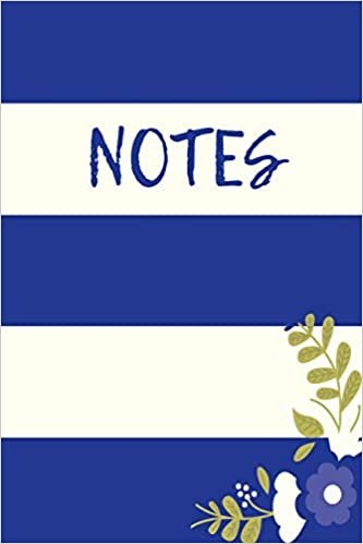 okumak Notes: Zeta Phi Beta : Royal Blue &amp; White Stripe Gratitude Journal