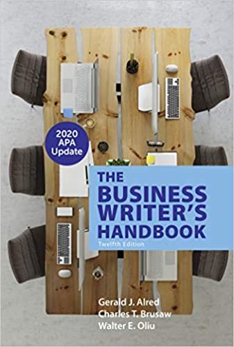 okumak The Business Writer&#39;s Handbook: 2020 Apa Update