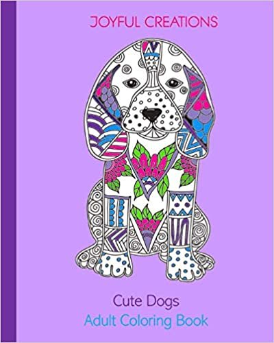 okumak Cute Dogs: Adult Coloring Book (US Edition)