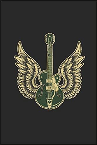 Guitar With Wings: Guitars Notebook, Graph Paper (6" x 9" - 120 pages) Musical Instruments Themed Notebook for Daily Journal, Diary, and Gift