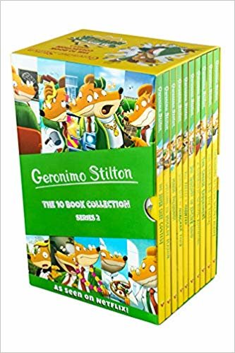 Geronimo Stilton: The 10 Book Collection Series 2 Box Set (Mouse Overboard, The Cheese Experiment, The Super-Chef Contest, School Trip to Niagara ... of Easter Island, Welcome to Mouldy Manor)